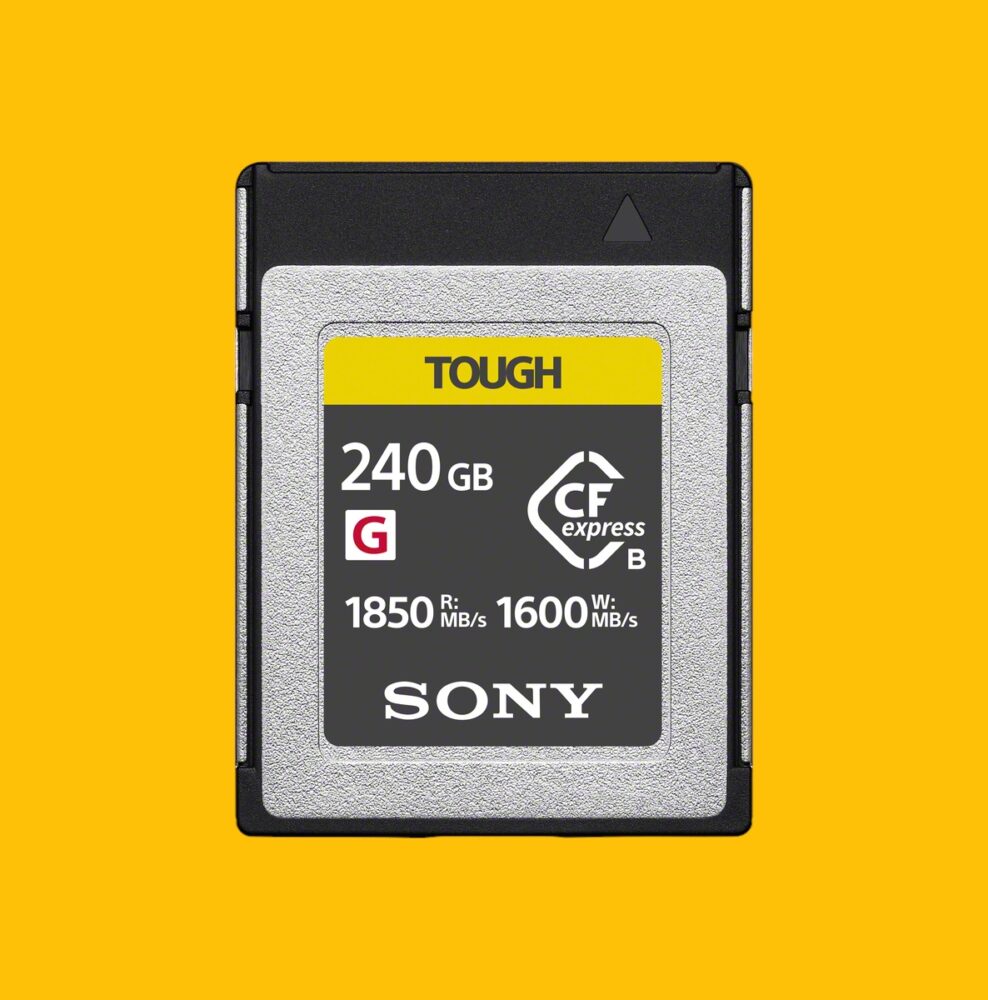 Cfexpress Type B Sony 480GB TOUGH Memory Card Bundle With MRW-G1