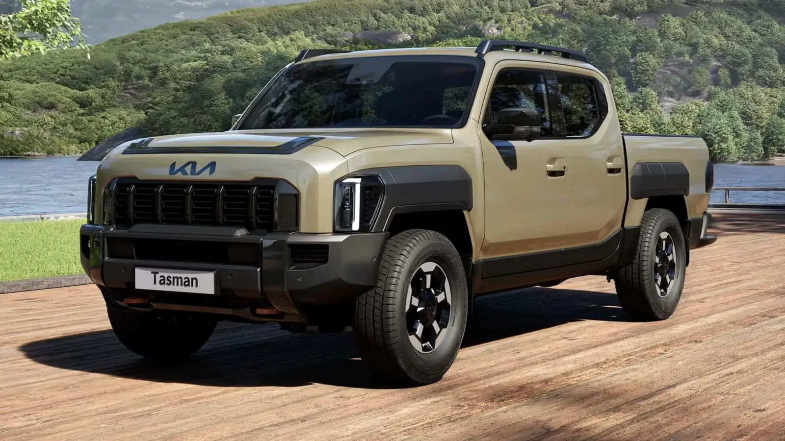 Kia enters the midsize pickup segment with the all new Tasman